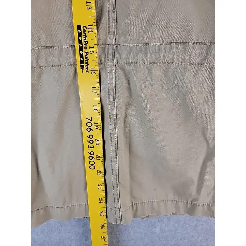 MADEWELL‎ Fleet Utility Jacket Khaki Women's Size Large Neutral Chore Full Zip